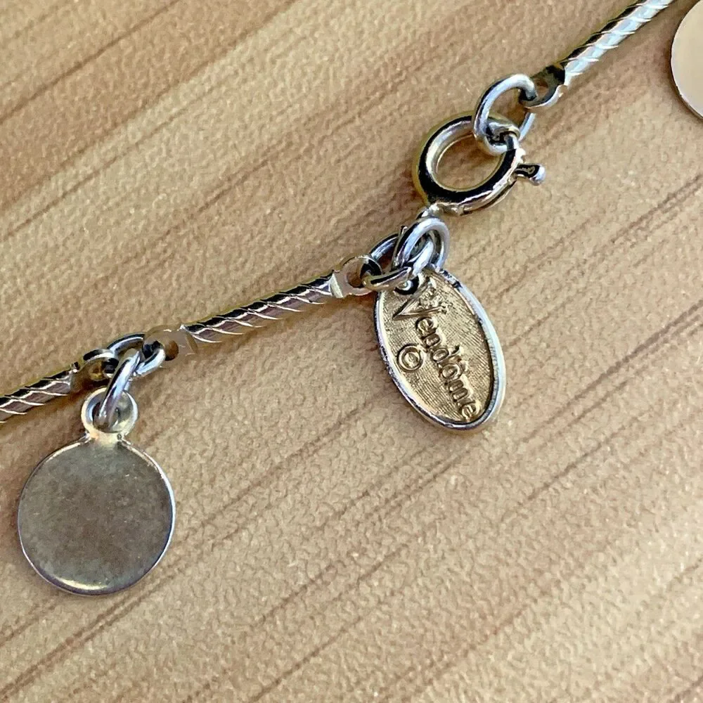 Vintage Vendôme Gold Tone Long Layering Necklace 52 Inch Coin Disc - Picture 2 of 6